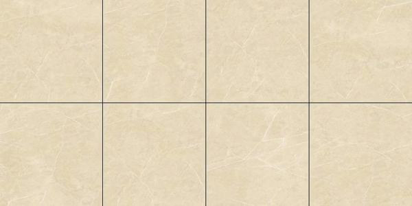 Carreaux beige résistant aux rayures de qualité AAA et carreaux de porcelaine vernis poli pour le salon