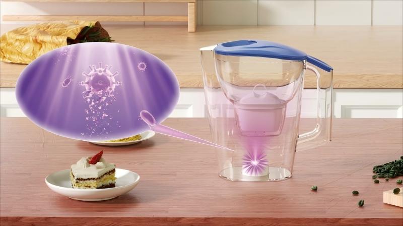 3.5L Ultra-Large Capacity UV Sterilization Water Filter Pitcher