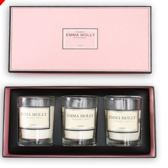 Cajas de embalaje para velas sin humo de aromaterapia fina Impresión 4C CMYK a medida