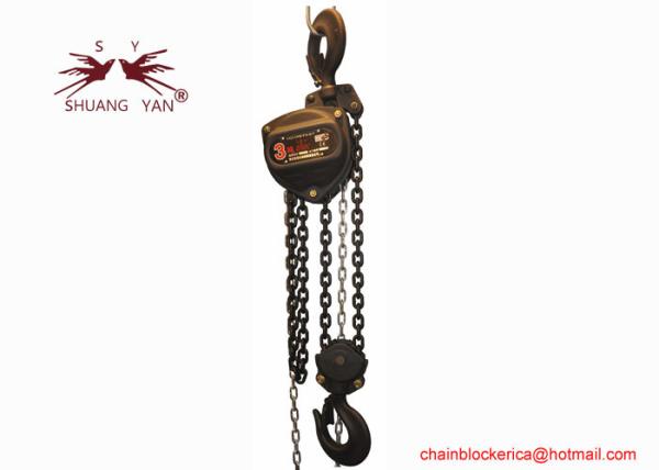 Type de levage résistant grue manuelle 5T d'éléphant d'outil de GS de la CE de bloc de poulie à chaînes