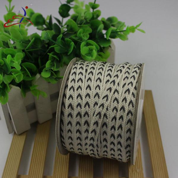 3/8 9mm 10mm Polyester Flat Braided Drawcord With Silicone Tips
