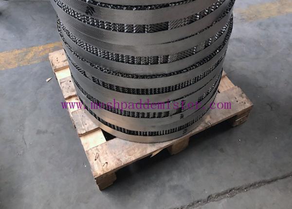 distillation structurée par plaque de métal de 3.5y Aisi 304 emballant le diamètre de 486mm