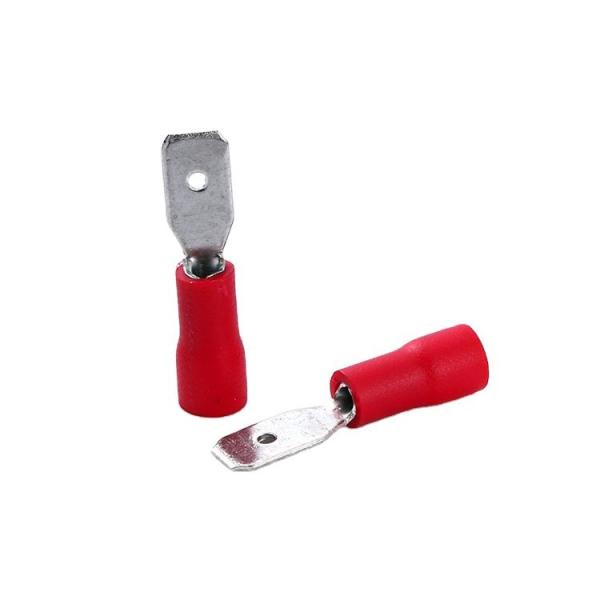 Electrical Insulated Male Wire Disconnect And Female Cable Lug Tinned Copper