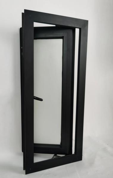 Modern House Window Hurricane Impact Tempered Glass Double Glazed Aluminum Casement Window