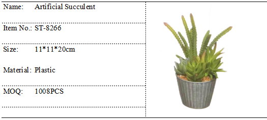 20CM Small Artificial Cactus Succulents Plant Gift Decorative Eco - Friendly