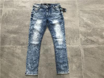 Fashion Mens Denim Jacket And Jeans / Stretch Knit Denim Jeans TW72528