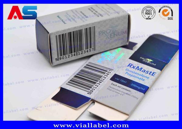 4C que imprime 10ml olográfico Vial Boxes For Injection Peptide
