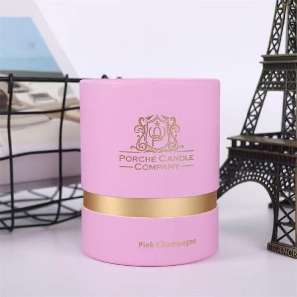 Cosméticos Perfumes Velas cilindro Tubo de papel Embalagem Matt Lamination Tratamento de superfície