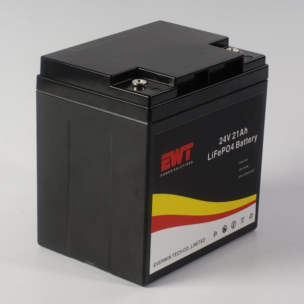 Qualidade de fábrica 24V 21AH Litio Ferro LifePO4 Bateria Pack