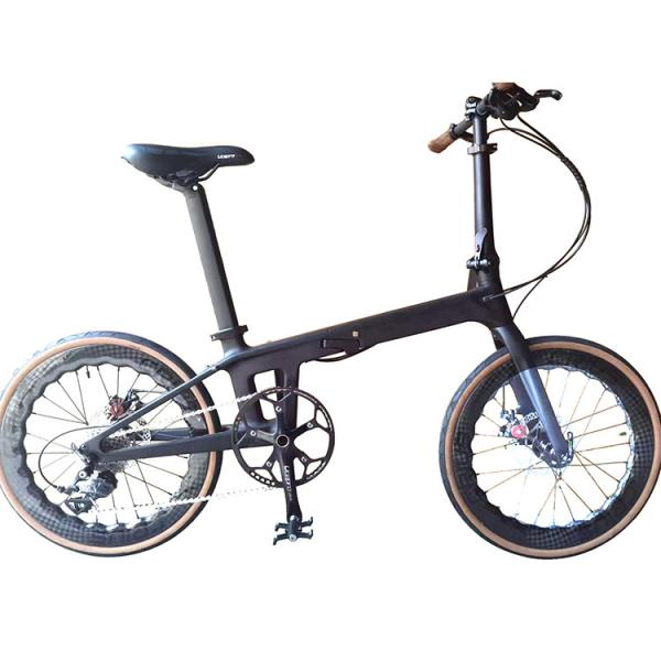 Bicicleta dobrável de tamanho pequeno de 20 polegadas com 53T de carregamento de tecnologia oca e tubo de cabeça de 35/37mm