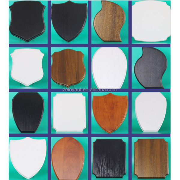 ZELOYAUT Multi Styles Sublimation Wood Medal Blanks, Wood Trophy Blanks for Printing MDF Award Frame Crafts&Gifts Custom