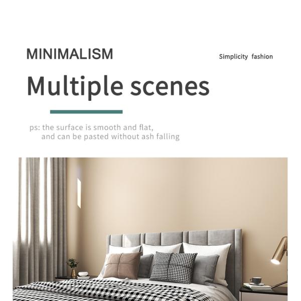 Red Soft Touch Wallpaper 100m Roll Fire Proof Wallpaper For Kitchen