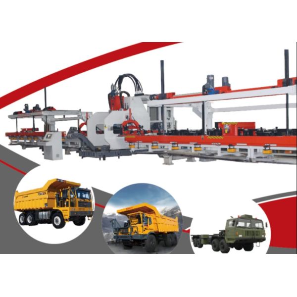 Construction Vehicles Used CNC Light Truck Plate Beam Punching Sheet Metal Processing Line