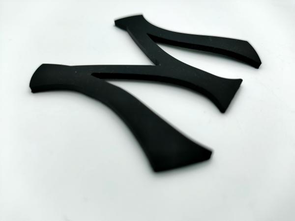 Inkjetprinting Custom Logo Label Stickers PVC Material Viscose  Shape