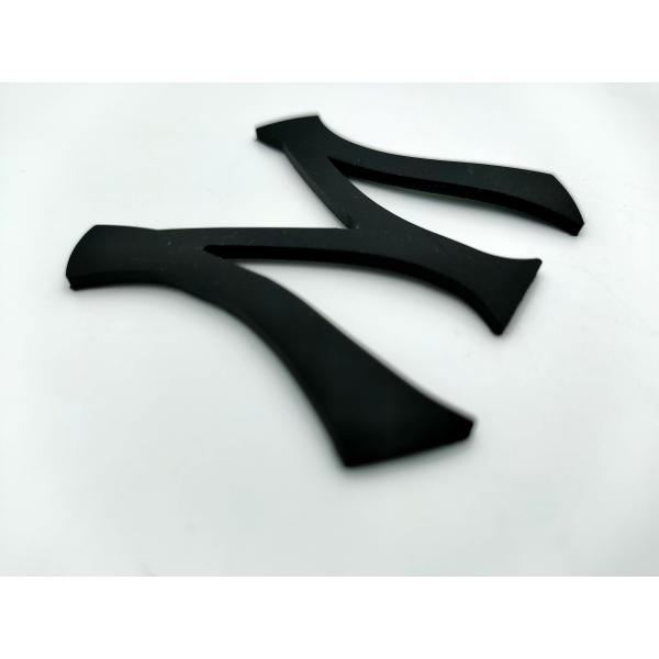 Personalised Logo Label Stickers On The Shoes PVC Material M Letter Shape