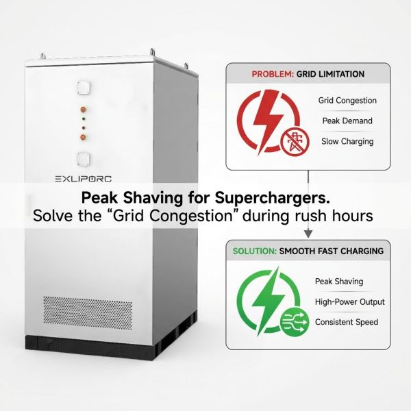 125kW 261kWh BESS for EV Charging Station Liquid Cooling Hithium 314Ah Solar Storage Buffer