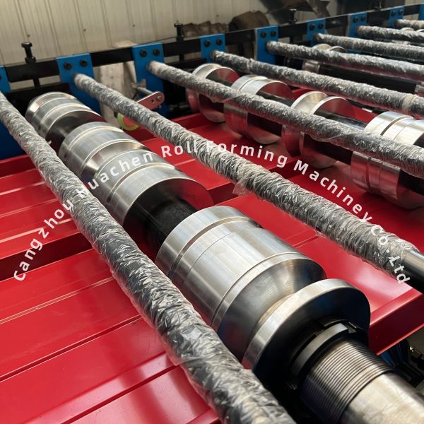 1250MM Width 15m/min Speed PPGI/GI Material Double Layer Roll Forming Machine for Trapezoidal Sheets