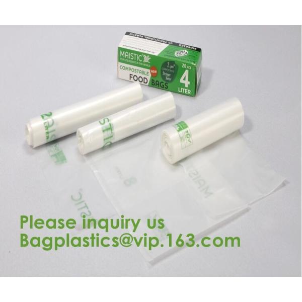 Eco friendly EN13432 Ok home compost certified 100% biodegradable compostable plastic T-shirt vest bag for shopping