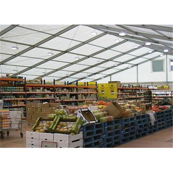 Aluminum Structure Material Industrial Warehouse Tent Flame Retardant Cutom Size