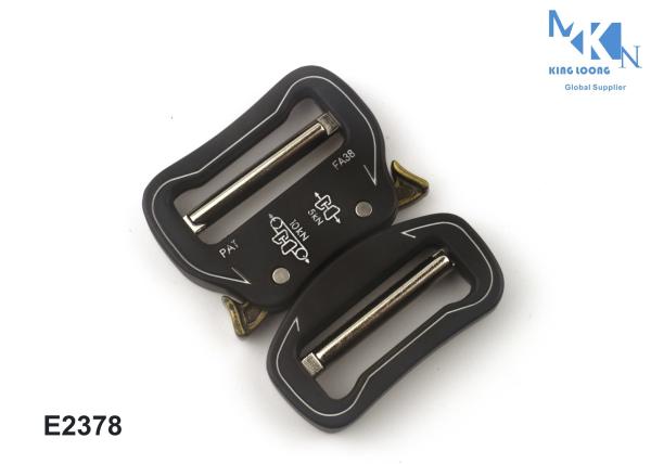 High Strength Pull Clasp Belt Buckle / 10mm Thickness Metal Strap Buckles