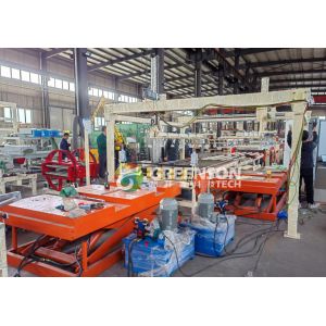 Fully Automatic Lamination Machine for PVC Gypsum Ceiling Tiles with 380V Voltage 1300mm Max Laminating Width and 5-30mm Thickness