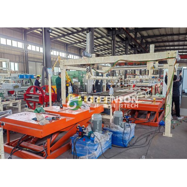 Fully Automatic Gypsum Board Lamination Machine with 100KW Power and Smooth Performance for PVC Film Lamination