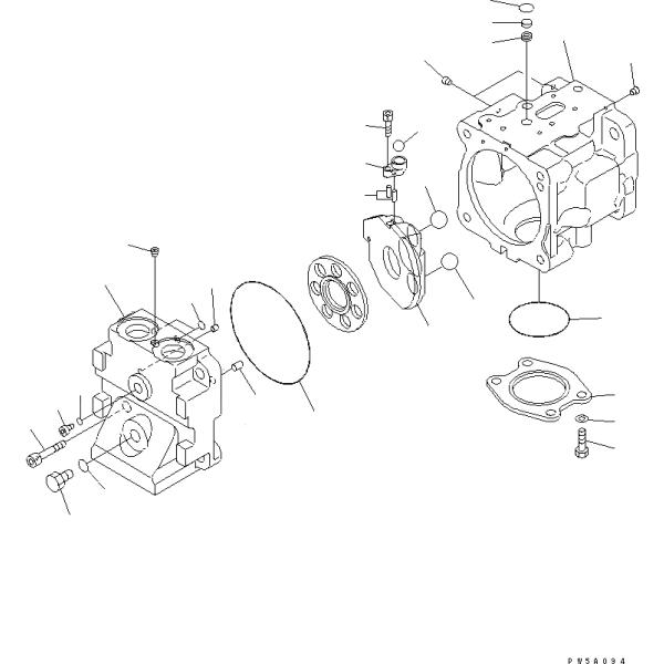 OEM гидравлический вентилятор насос Assy 708-1S-00230 для Komatsu WA380 WA400