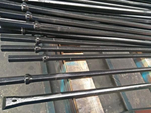 41mm Bit Diameter Rock Tools Integral Drill Rod With Tungsten Carbide Tool Tips