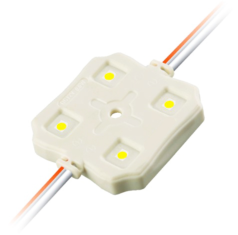 4 LEDs Injection 5050 SMD LED Module High Brightness , 12V LED Module