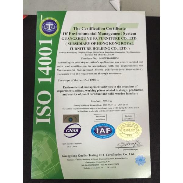 Gray White Color Home Room Furniture / Wooden Bedroom Furniture ISO Certified