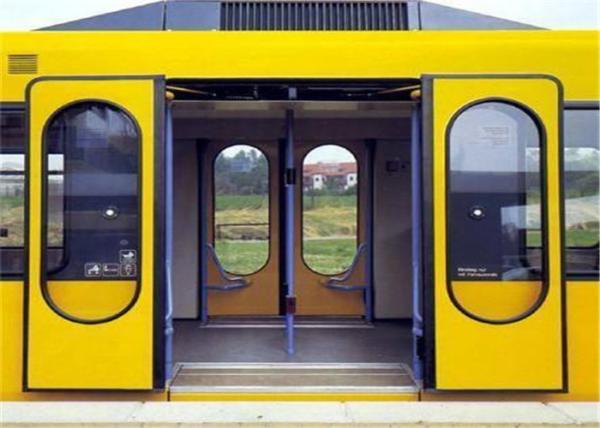 Double Rotary Pneumatic Bus Door Top Mounted Outswing For Airport Shuttle Bus