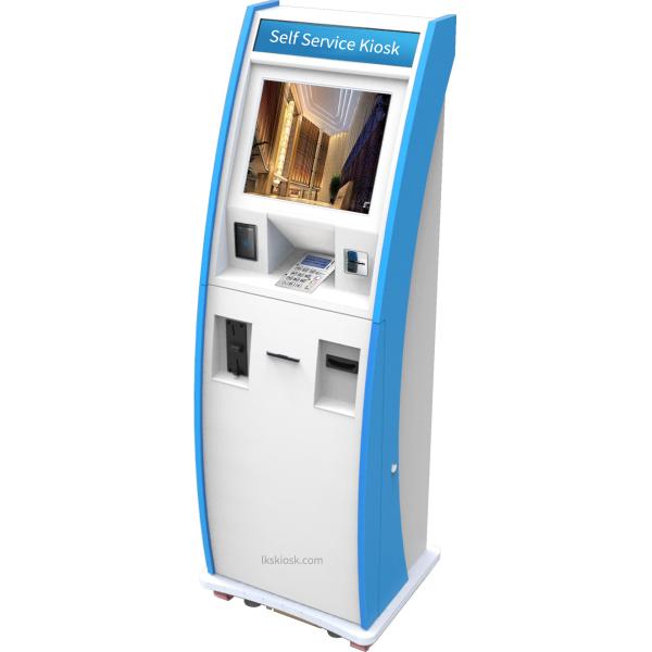 All In One Custom Bill Payment Kiosk ,Interactive Kiosk, ATM Machine With Bank Card Reader & Cash Dispensser
