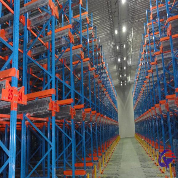 Customizable Radio Shuttle Automated Pallet Racking System Warehouse Storage