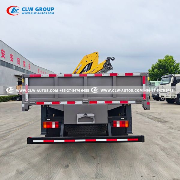 HOWO 5 Ton Knuckle Boom Crane Truck for Dual Lifting & Hauling