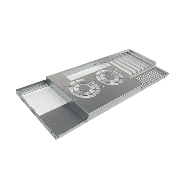 Fabrication personnalisée en tôle d'aluminium Encastrement du serveur de contrôle industriel Encastrement du châssis