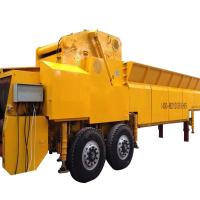 branche d'arbre de 60mm Chips Wood Stump Chipper GX1400 avec le convoyeur de alimentation à chaînes