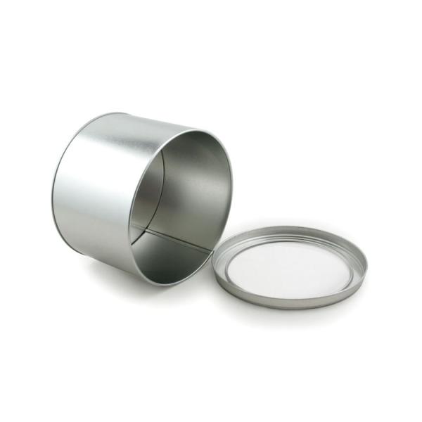 100mm Cmyk impresso em volta da lata do biscoito do metal da caixa da lata do biscoito para a promoção do presente