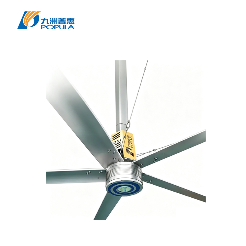 High Volume Industrial Electric Fan Smart Ceiling Fan With Humidity Sensor Energy Saving