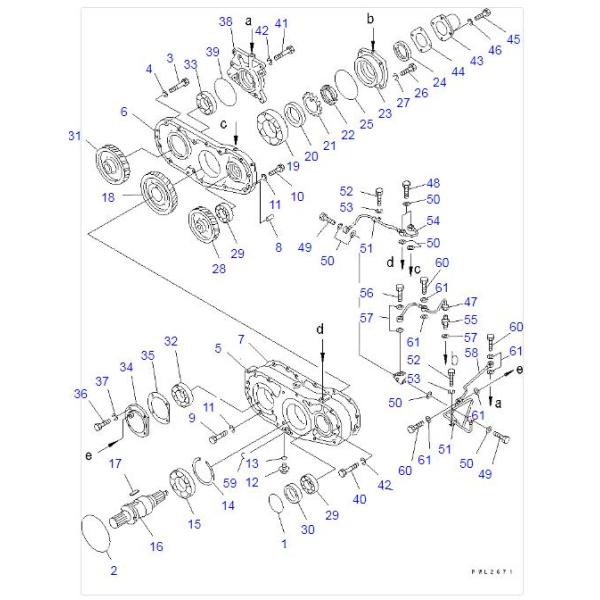 175-38-11120 1753811120 Gear For Komatsu Bulldzoer Spare Parts