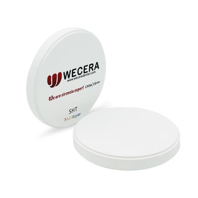 Zircone 1000 multicouche translucide d'implants dentaires de MPA du disque SHT de zircone de 46%