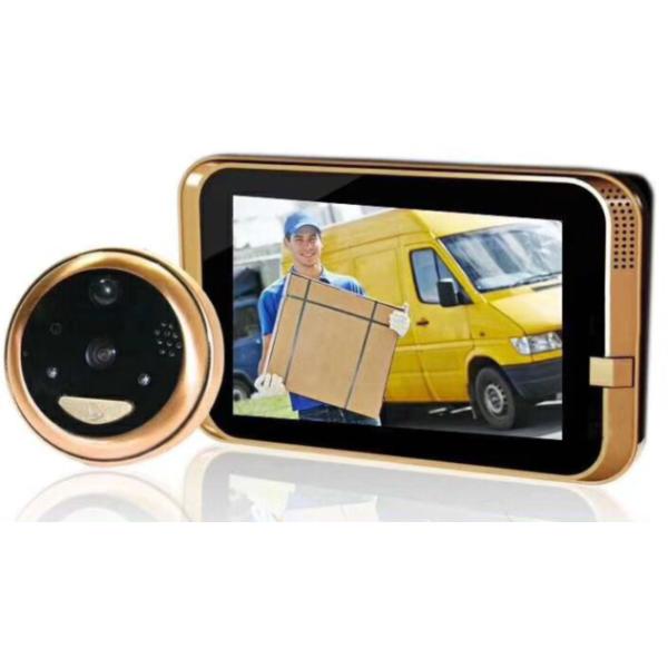 Дверного звонока безопасностью Peephole Wifi степеней беспроводного погодостойкая 160 широкоформатных