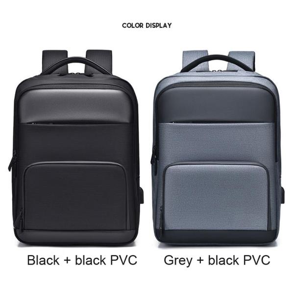 Устойчивый водонепроницаемый 16 дюймовый рюкзак для ноутбука дышащий с USB-портом для зарядки