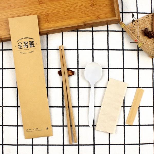 Customize Logo Wooden Cutlery Set Ideal for Commercial Buyers and Catering Services