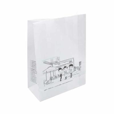 Produto comestível que empacota sacos de dobramento do empacotamento de pão do saco de papel de Kraft