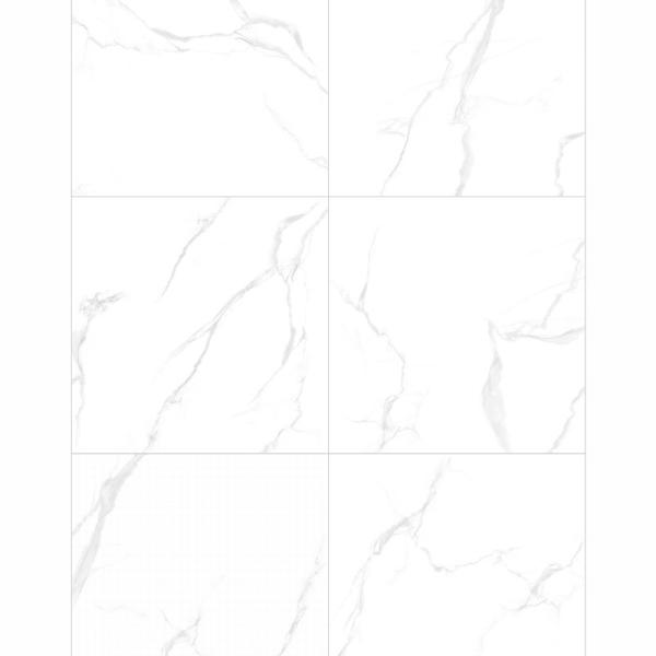 Rectified Edge Glazed Porcelain Tile with Polished Surface and PEI Rating 4