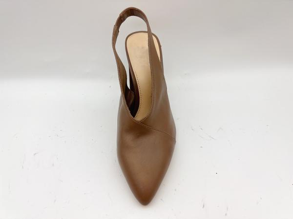 Lt Tan Ladies Soft Leather Sandals 5cm Stylish High Heels Sandals 10 Inch