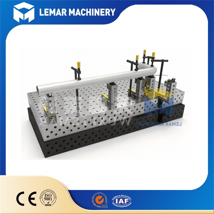 Custom Dimensioned D28 3D Flexible Welding Table With Uniform Grid Patterns