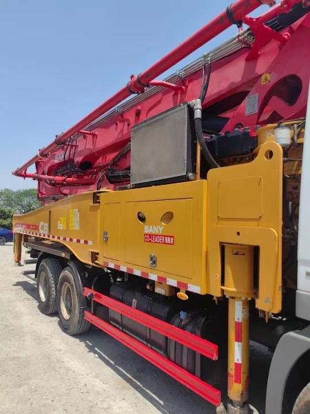 Mercedes Benz chassis 49m truck mounted concrete pump truck Sany Heavy Industry price