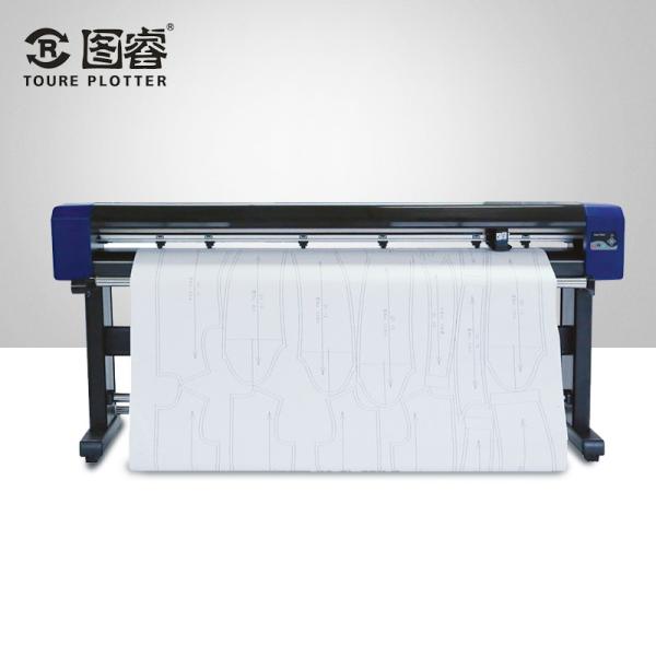Double Heads Eco Solvent Plotter , High Speed Sublimation Plotter Printer