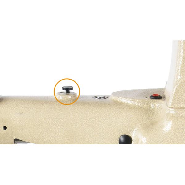 28mm Large Bobbin 220V Genuine Leather Double Needle Sewing Machine